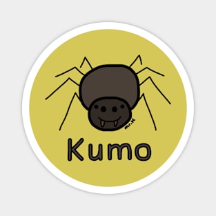 Kumo (Spider) Japanese design in color Magnet